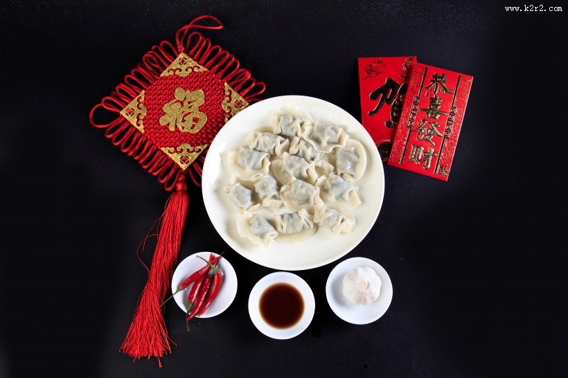 煮熟的饺子图片