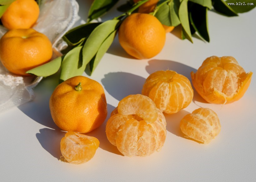 新鲜美味的橘子图片