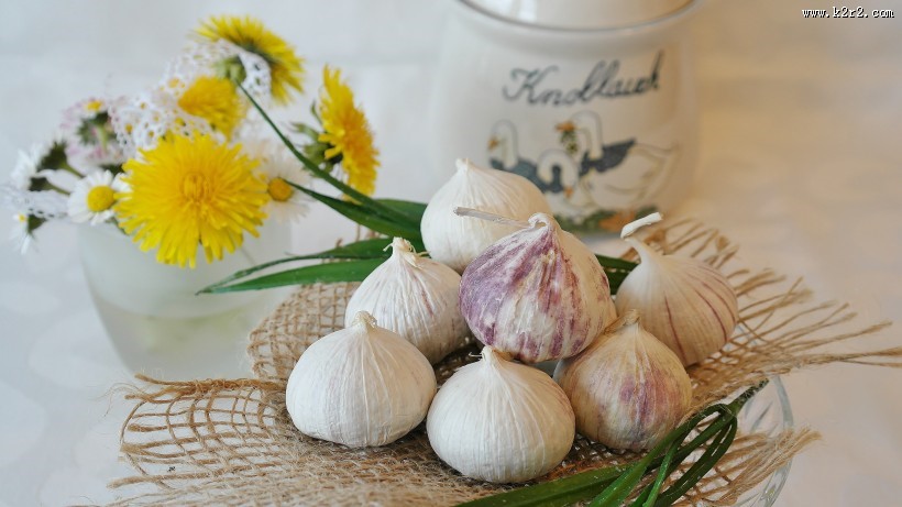 辛辣的大蒜图片