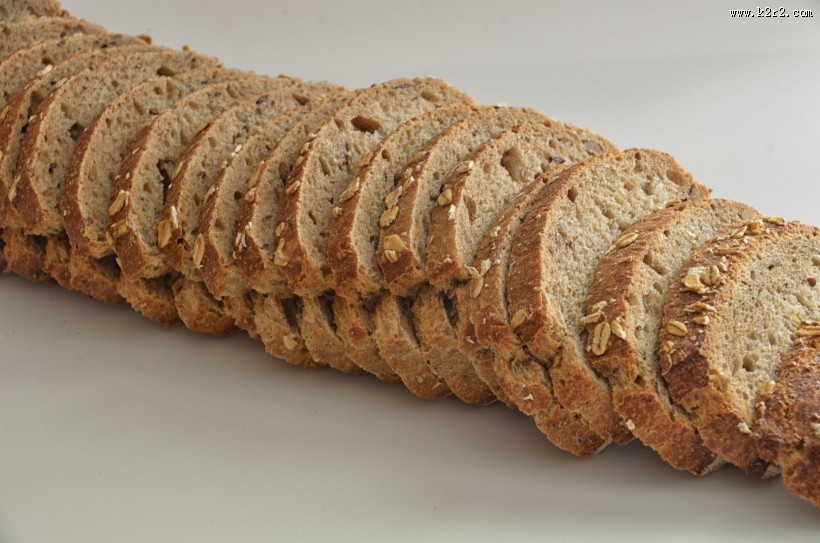 健康美味的面包切片图片大全