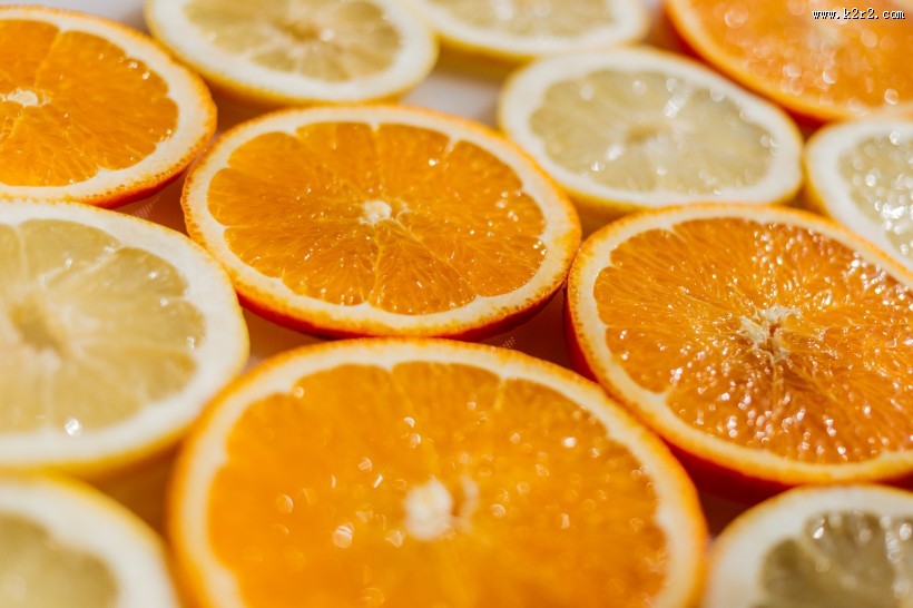 切开的橙子图片大全