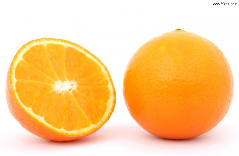 切开的橙子图片大全