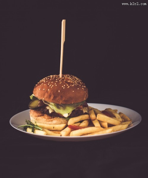 美味可口的汉堡包图片