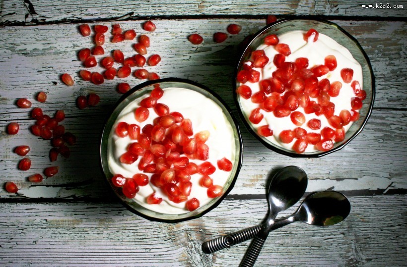 粒粒饱满的石榴粒图片大全