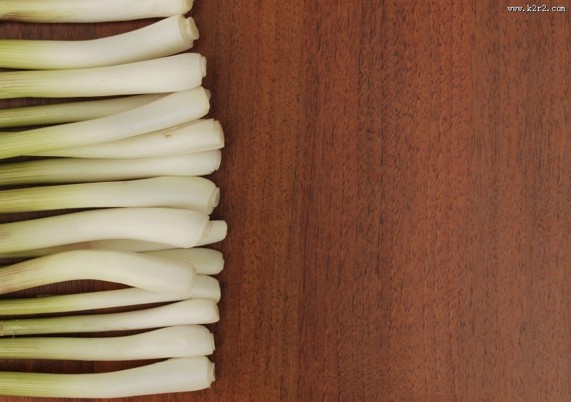 日常食用的大葱图片