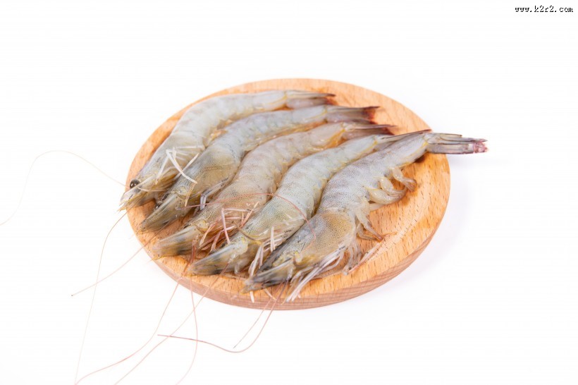 美味新鲜的基围虾图片