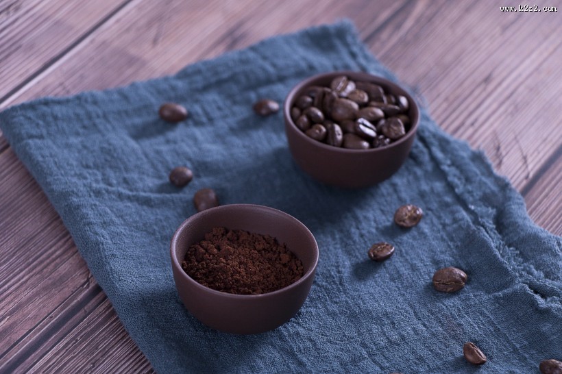 现磨咖啡和咖啡豆图片大全