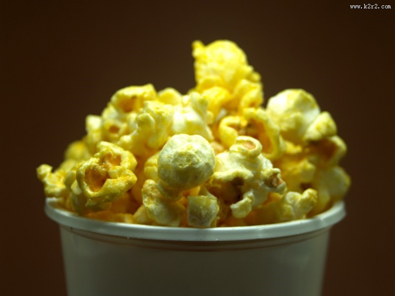 香脆的爆米花图片大全