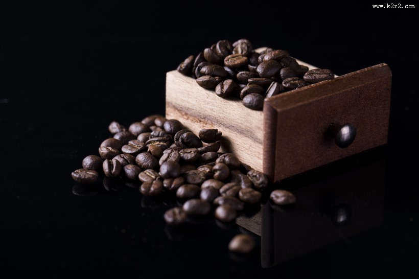 咖啡和咖啡豆图片