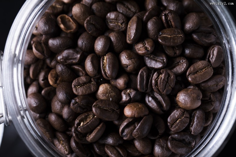 咖啡和咖啡豆图片