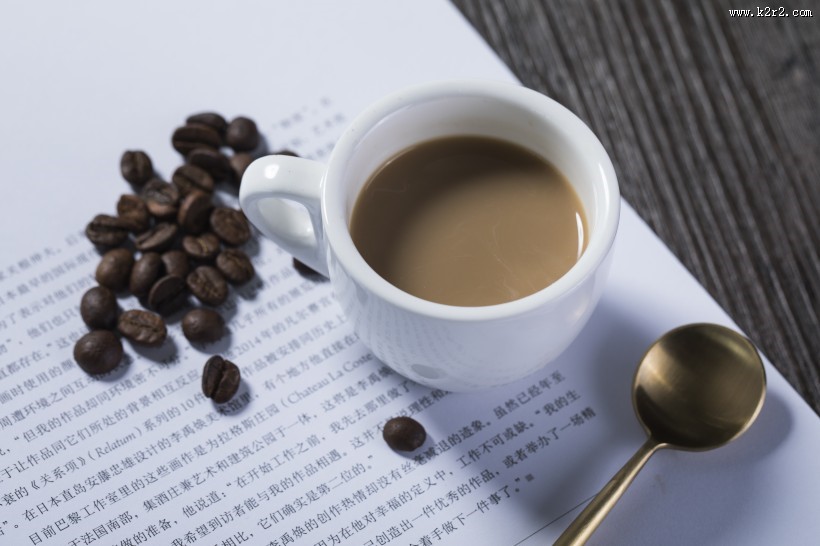 咖啡和咖啡豆图片