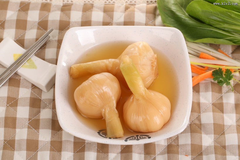腌制的大蒜图片