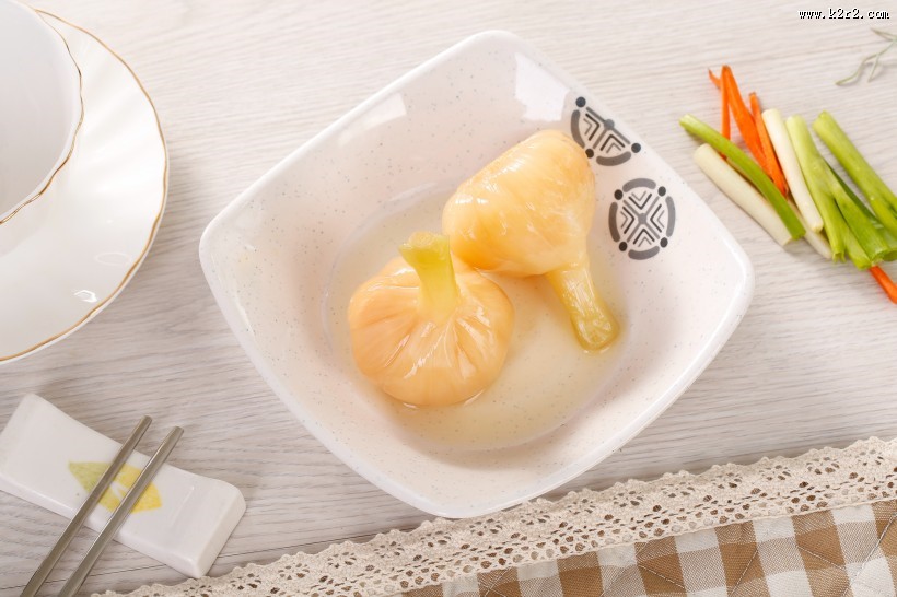 腌制的大蒜图片