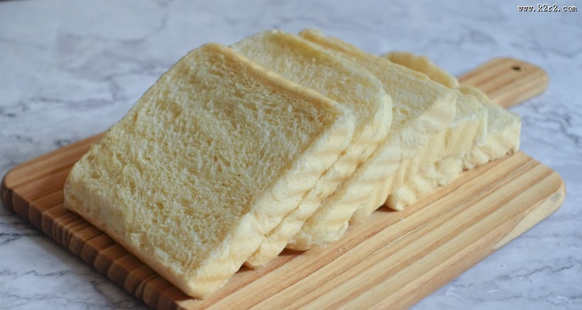 切片的吐司面包图片