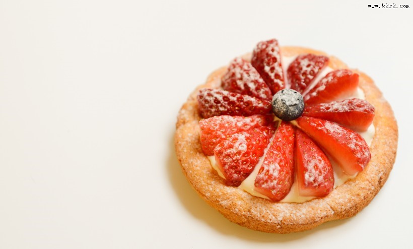 诱人的草莓蛋糕图片