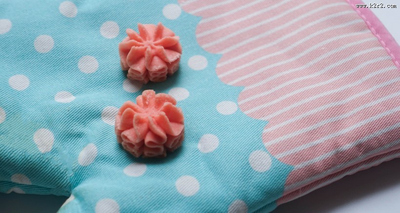 粉红色曲奇饼干图片大全