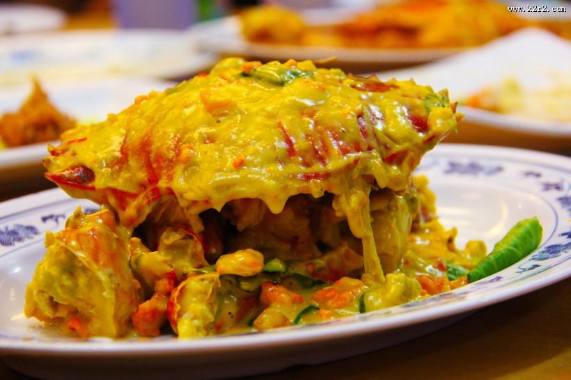 鲜嫩肥美的大闸蟹图片