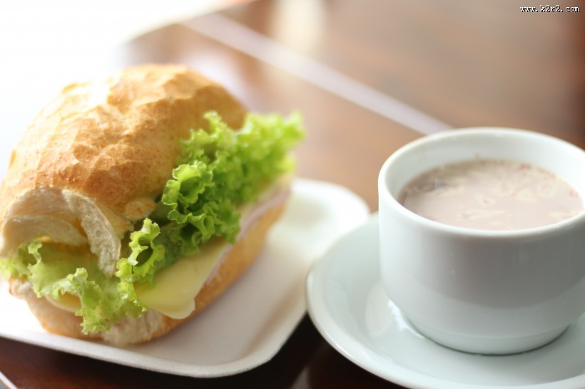 美味早餐面包糕点图片