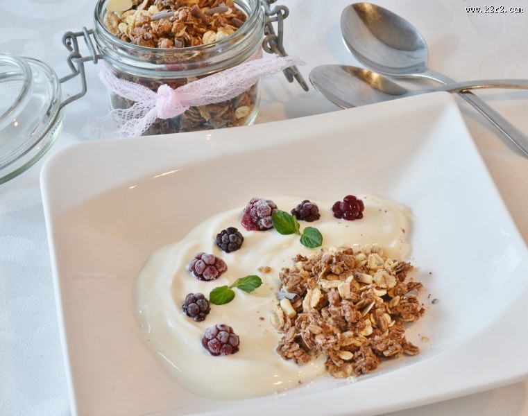 营养早餐燕麦图片