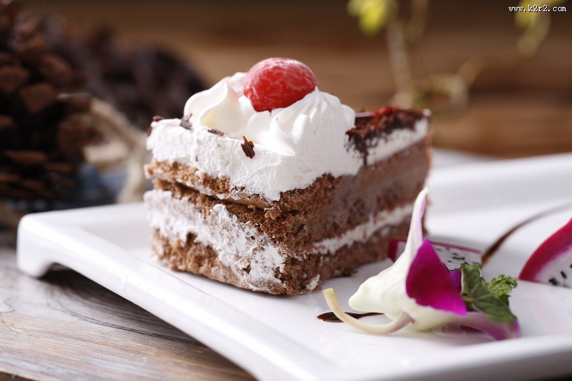 美味可口的水果蛋糕图片大全