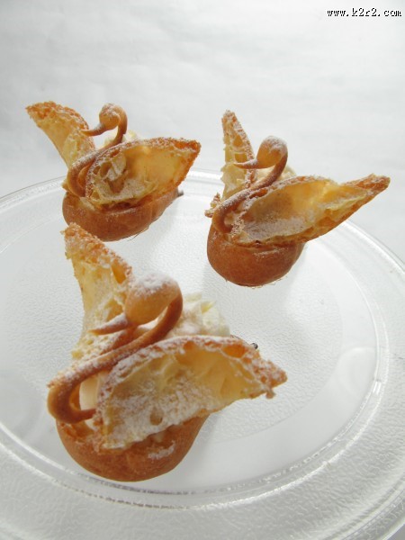 香甜的泡芙图片