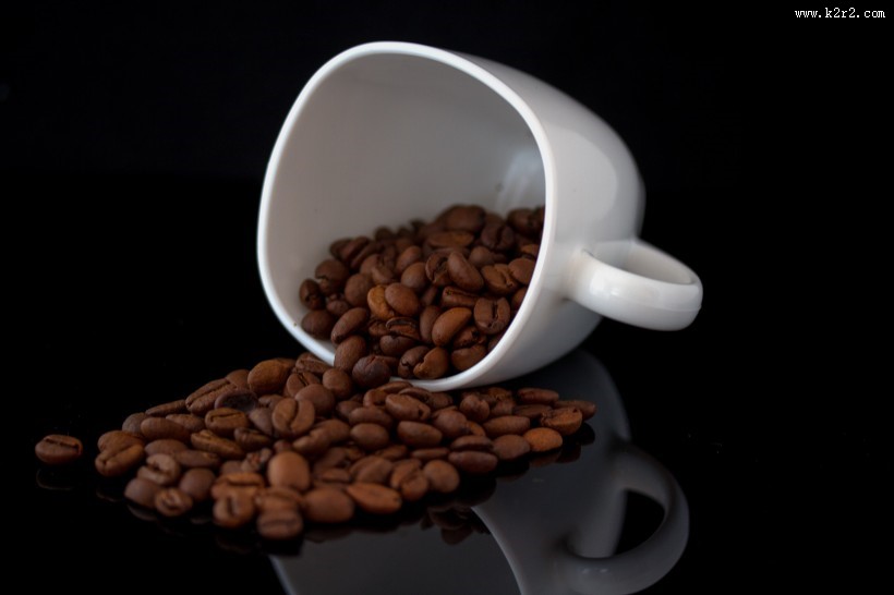 杯中的咖啡豆图片大全