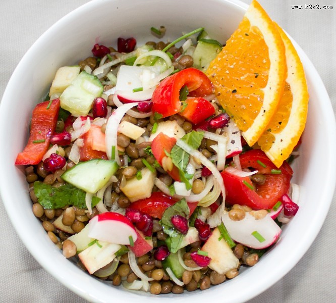 营养的蔬菜沙拉图片