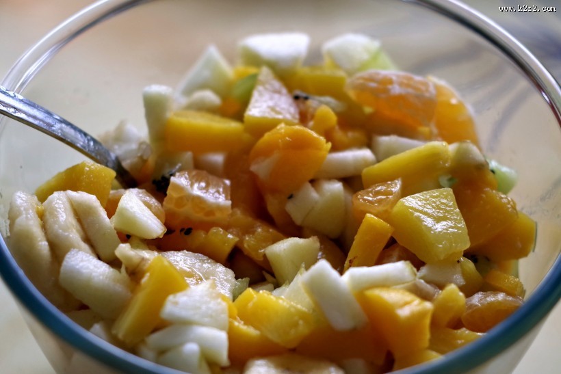 新鲜好吃的水果沙拉图片大全