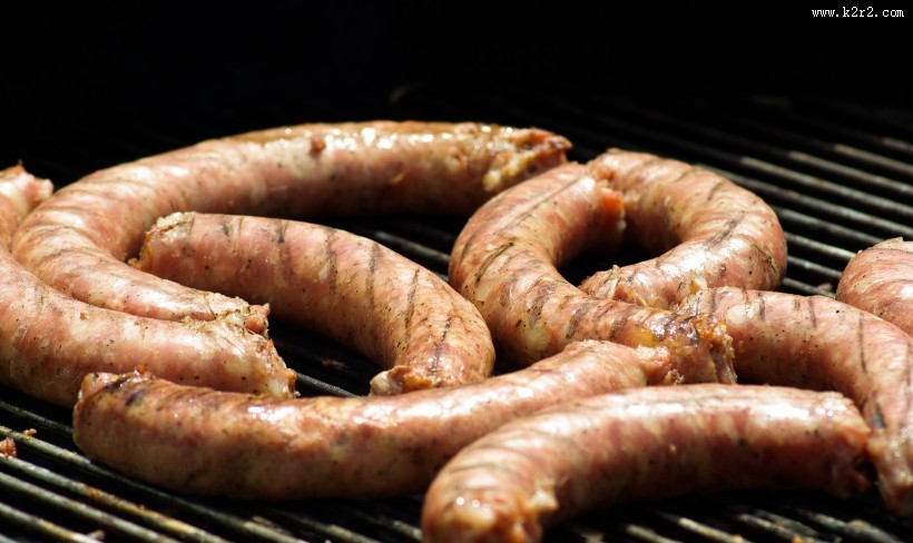 营养美味的烤肠图片