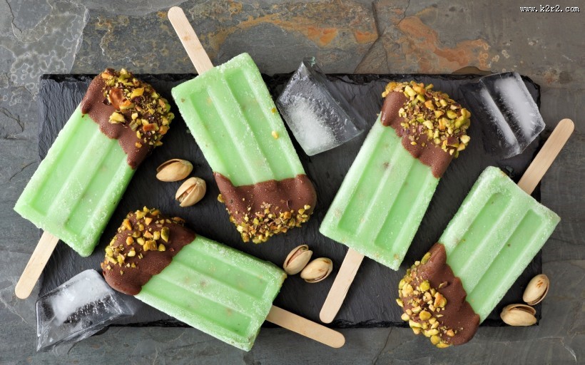 美味的冰棒图片