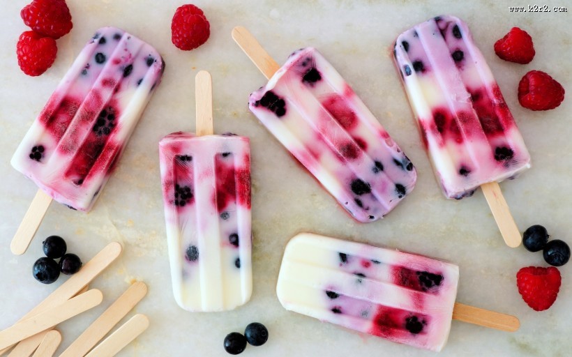 美味的冰棒图片