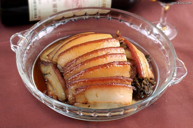 美味可口的清蒸五花肉图片