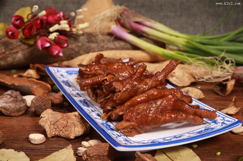 美味好吃的卤味凤爪图片大全