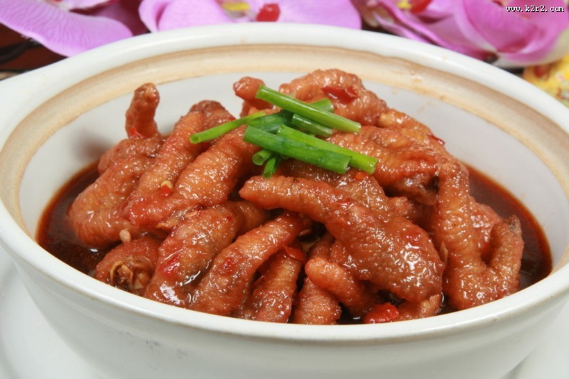 美味好吃的卤味凤爪图片大全