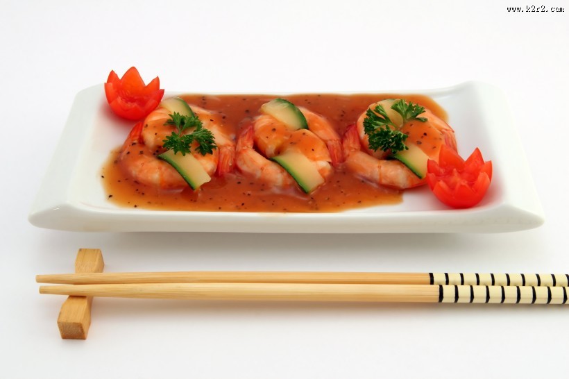 好吃又好看的明虾寿司图片