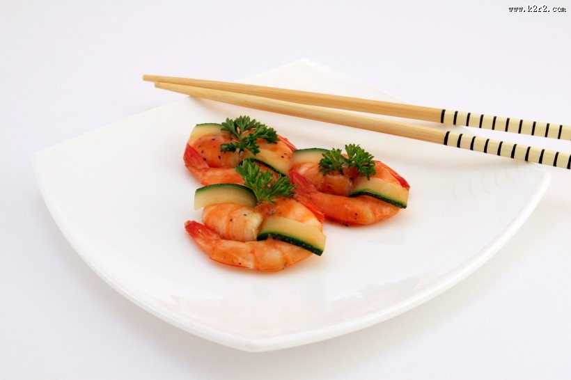好吃又好看的明虾寿司图片