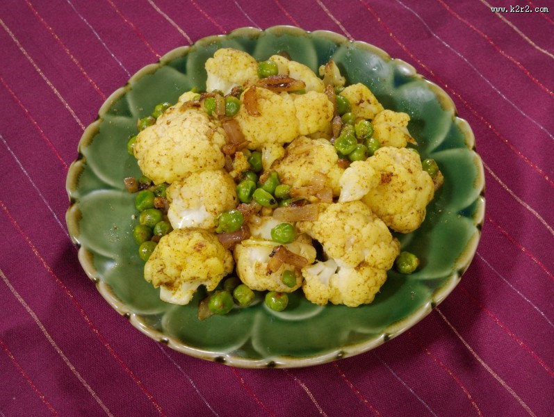 家常干锅菜花图片