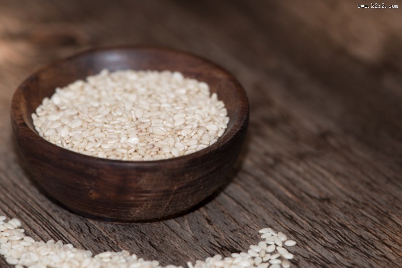 香气袭人的白芝麻图片大全