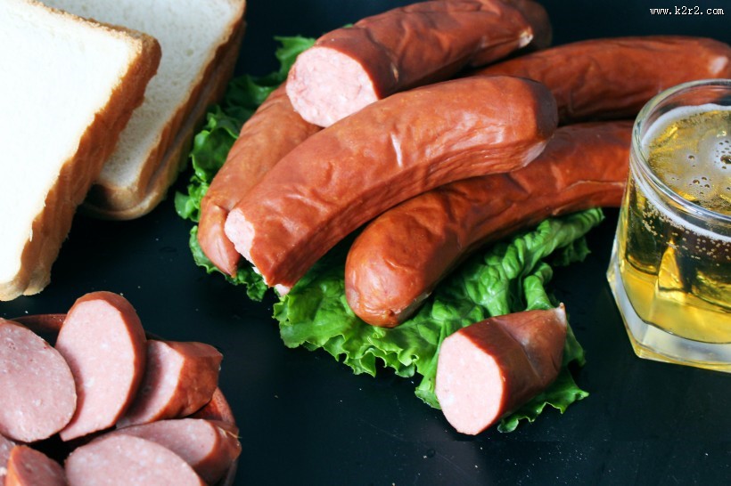 美味好吃的哈尔滨红肠图片