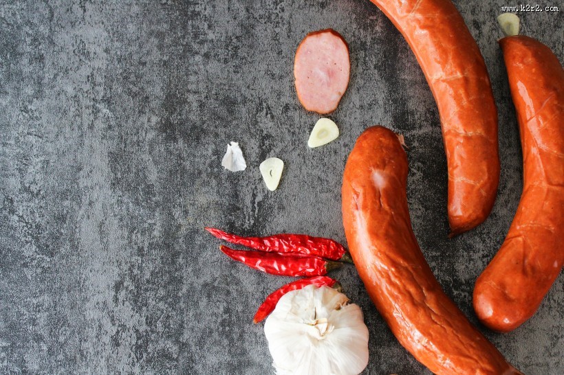 美味好吃的哈尔滨红肠图片