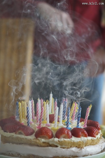 美味的生日蛋糕图片