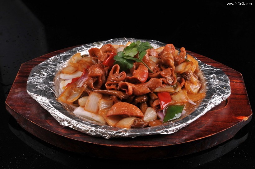 美味馋人的干锅肥肠图片大全