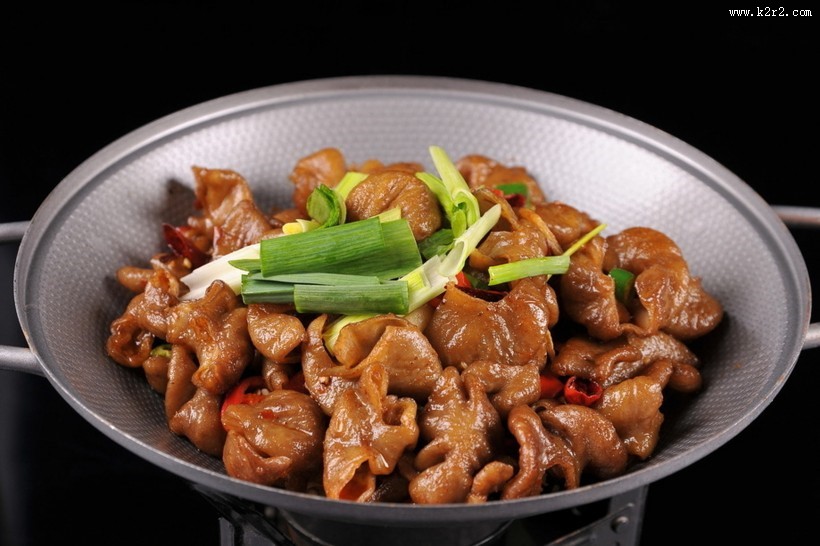 美味馋人的干锅肥肠图片大全