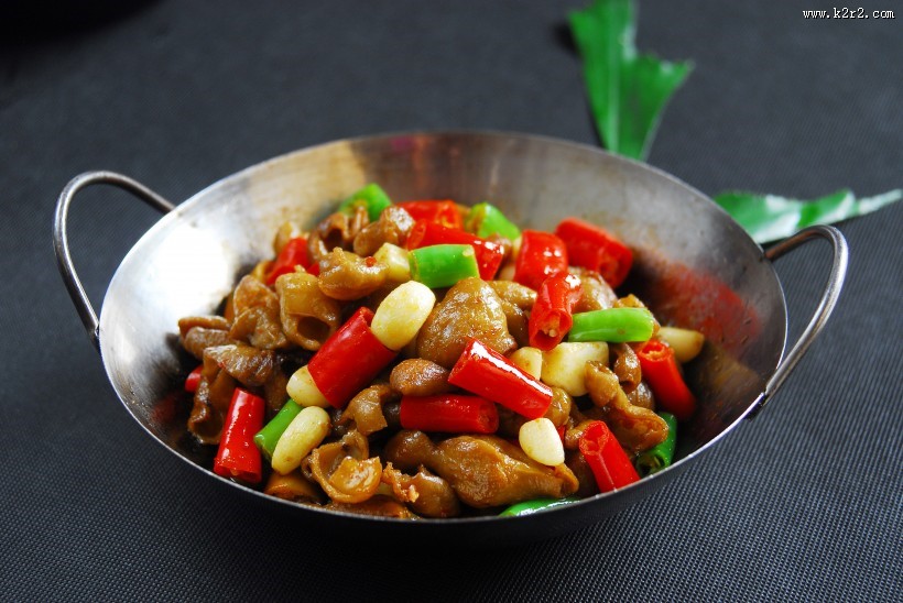 美味馋人的干锅肥肠图片大全