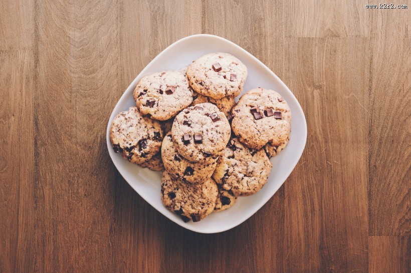 甜甜的曲奇饼干图片