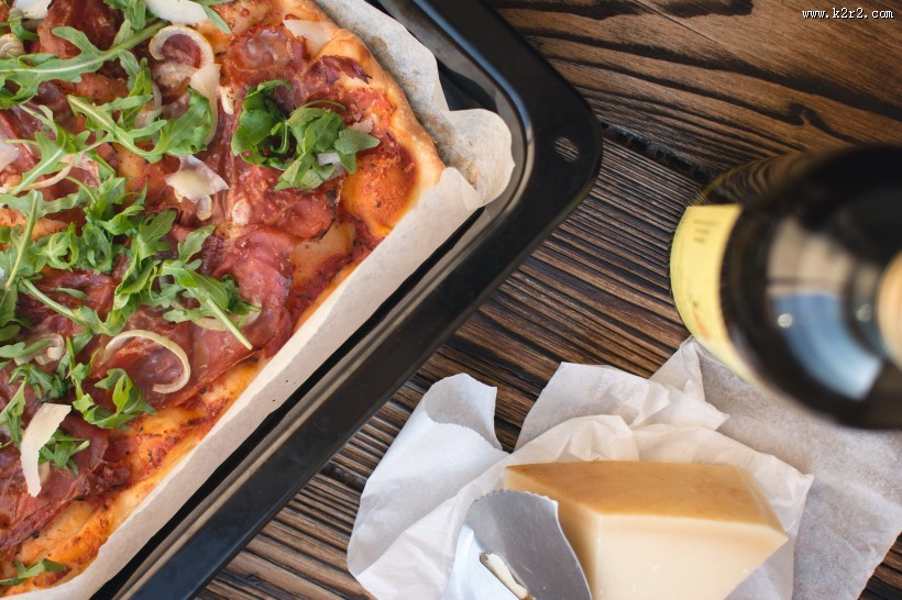 美味的披萨图片