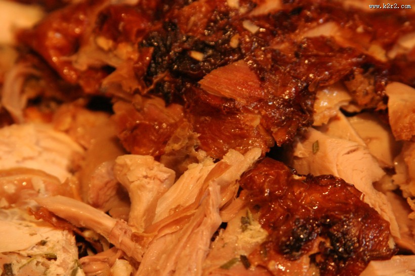 美味的烤鸡图片