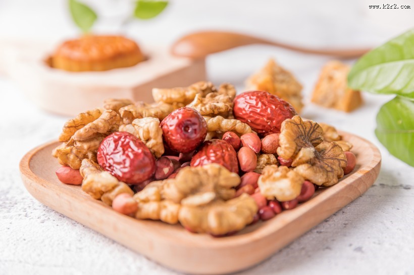 中秋五仁月饼图片