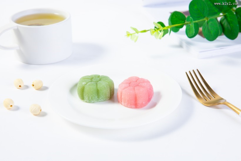 美味好吃的冰皮月饼图片