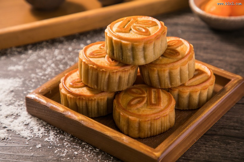 美味好吃的中秋月饼图片大全